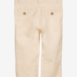 Pantalon en lin beige