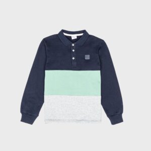 Polo manches longues marine