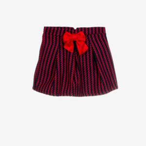 Jupe marine et rouge
