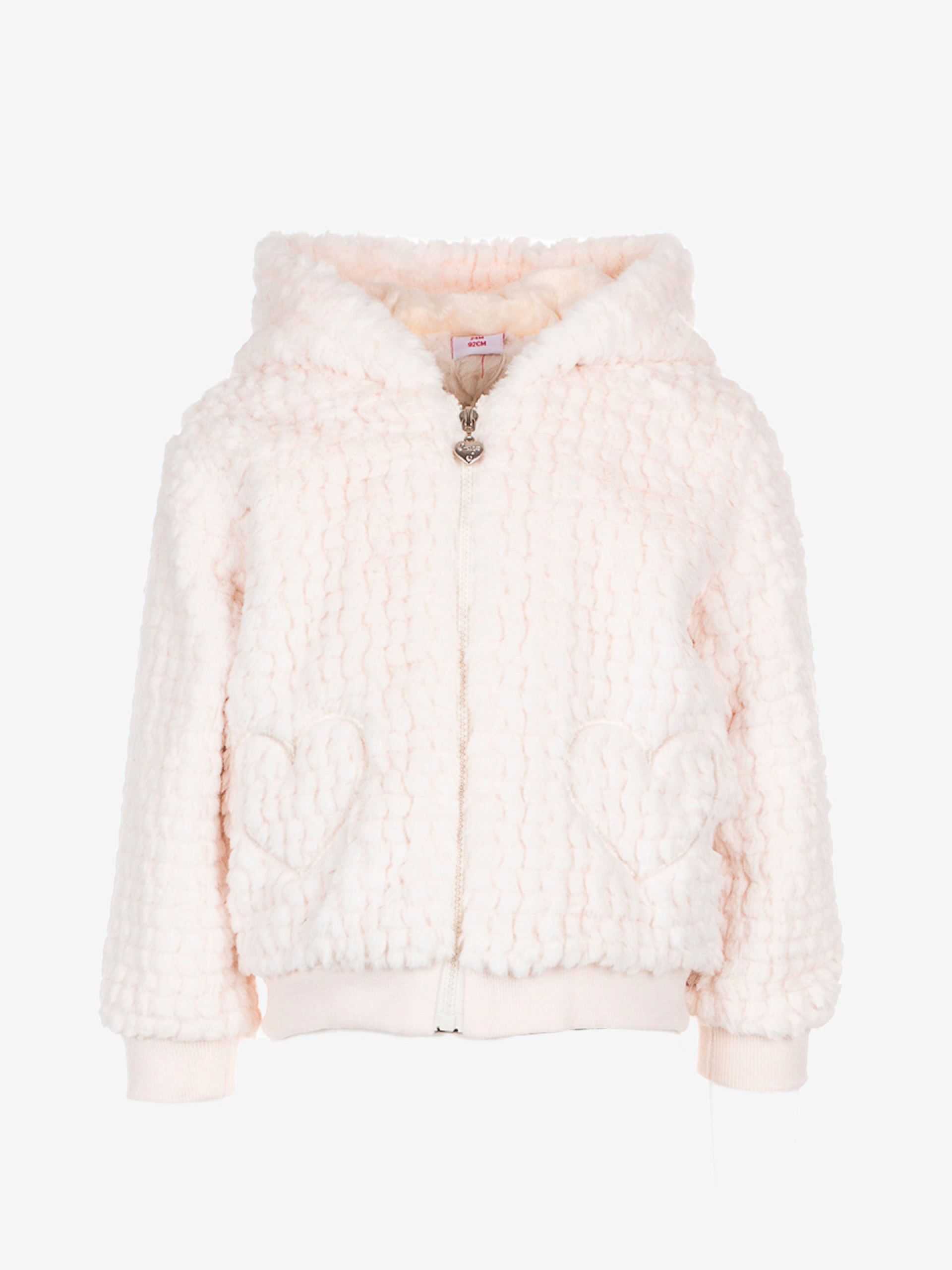 veste polaire veste pilou écrue chaude douce confortable hiver idée cadeau naissance vêtement enfant fille boutique saint martin en haut joli pas cher