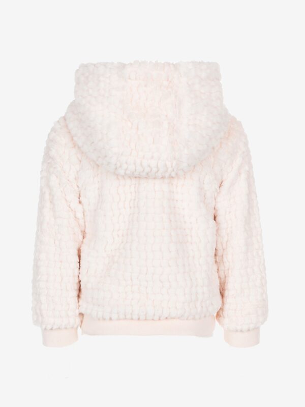 veste polaire veste pilou écrue chaude douce confortable hiver idée cadeau naissance vêtement enfant fille boutique saint martin en haut joli pas cher