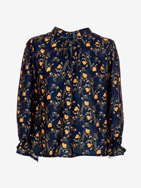 blouse marine vêtement enfant fille joli pas cher idée cadeau anniversaire noel fêtes boutique saint martin en haut