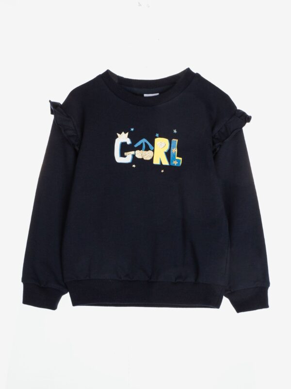 pull marine cerises fruits paillettes vêtement enfant bébé fille idée cadeau naissance joli pas cher boutique saint martin en haut