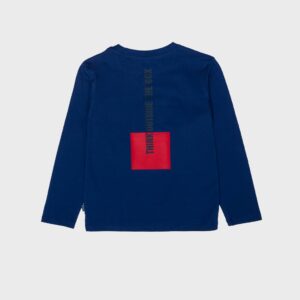 Pull bleu « THINK OUTSIDE THE BOX »