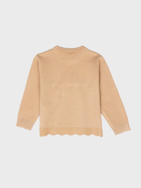 pull maille tricot laine doux chaud hiver vêtement enfant bébé fille boutique saint martin en haut joli pas cher idée cadeau naissance