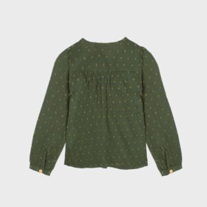 Blouse boutonnée kaki