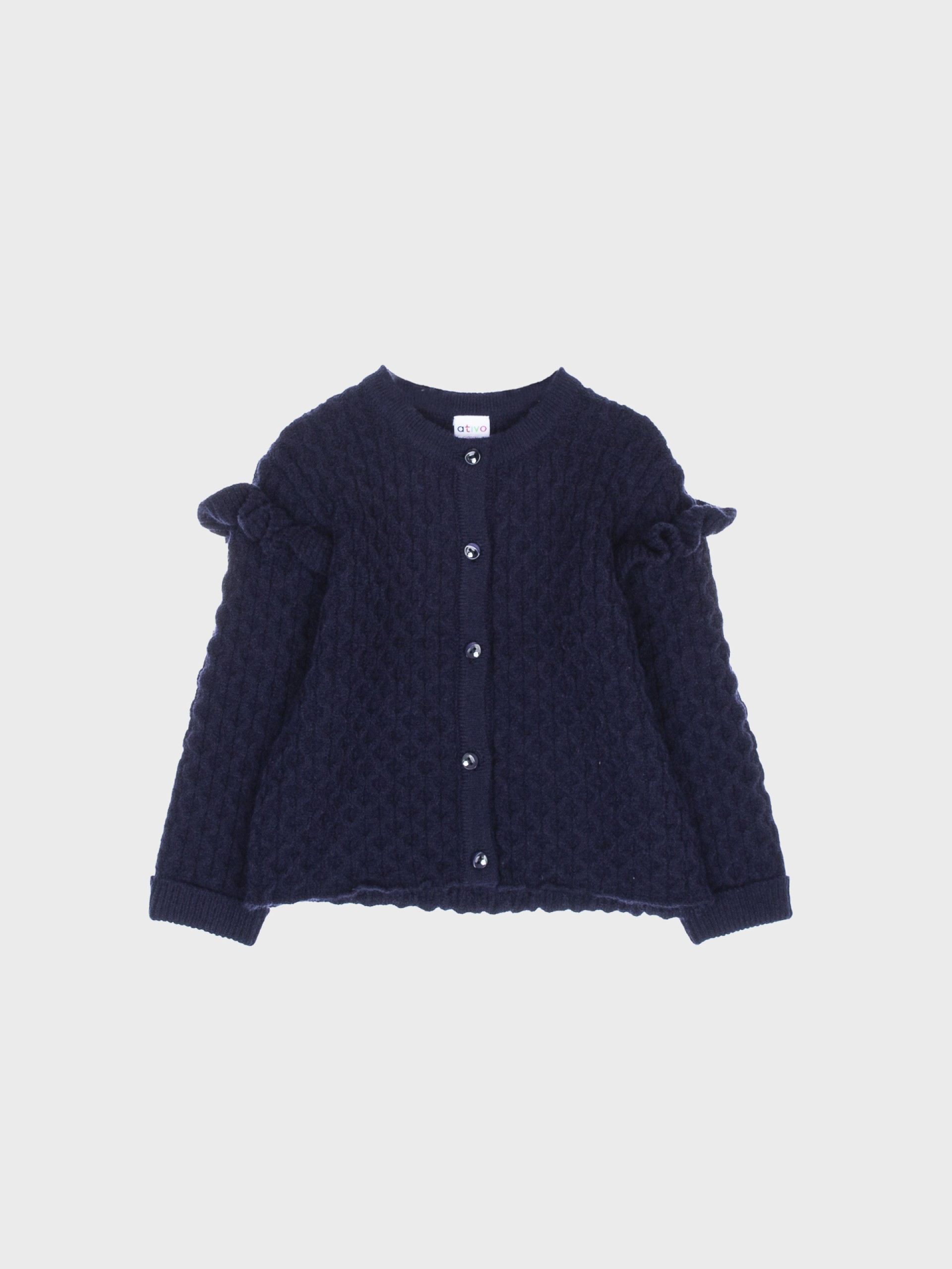 veste chaude épaisse douillette confortable tricot maille vêtement enfant bébé fille boutique saint martin en haut joli pas cher