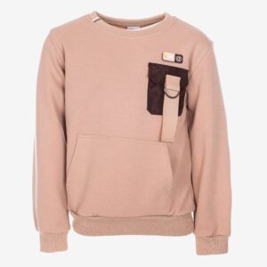 Pull beige avec poche