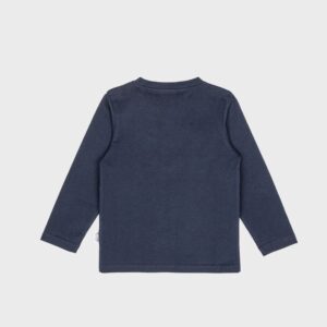 Pull fin bleu « TIME TO TRAVEL »