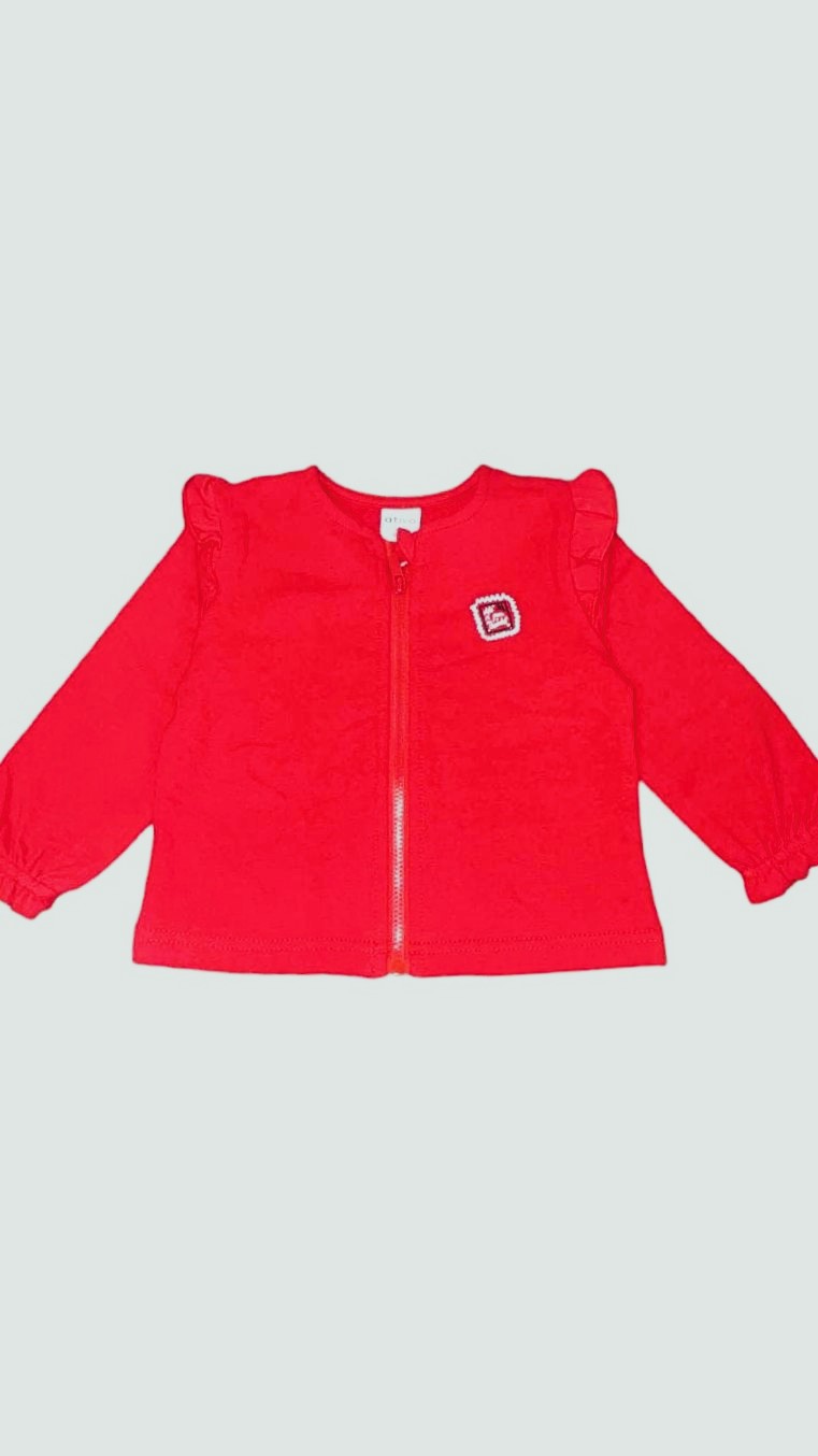 veste rouge vêtement enfant bébé fille chaude hiver automne joli pas cher idée cadeau naissance boutique saint martin en haut