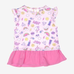 Robe rose arc-en-ciel – 12,99€