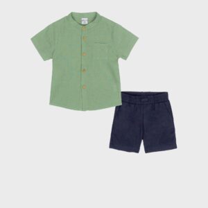 Ensemble chemise vert et marine – 30,99€