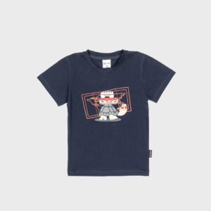 T-shirt marine escargot – 10,99€