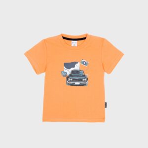 T-shirt orange voiture – 10,99€