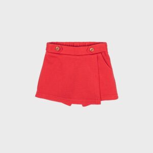 Jupe-short rouge – 13,99€