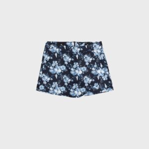 Short bleu à fleurs – 15,99€