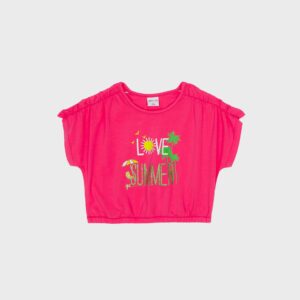 Crop top rose « LOVE SUMMER » – 12,99€