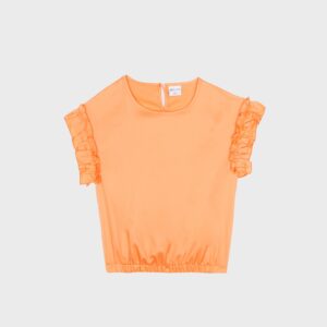 Top manches volantées orange – 16,99€