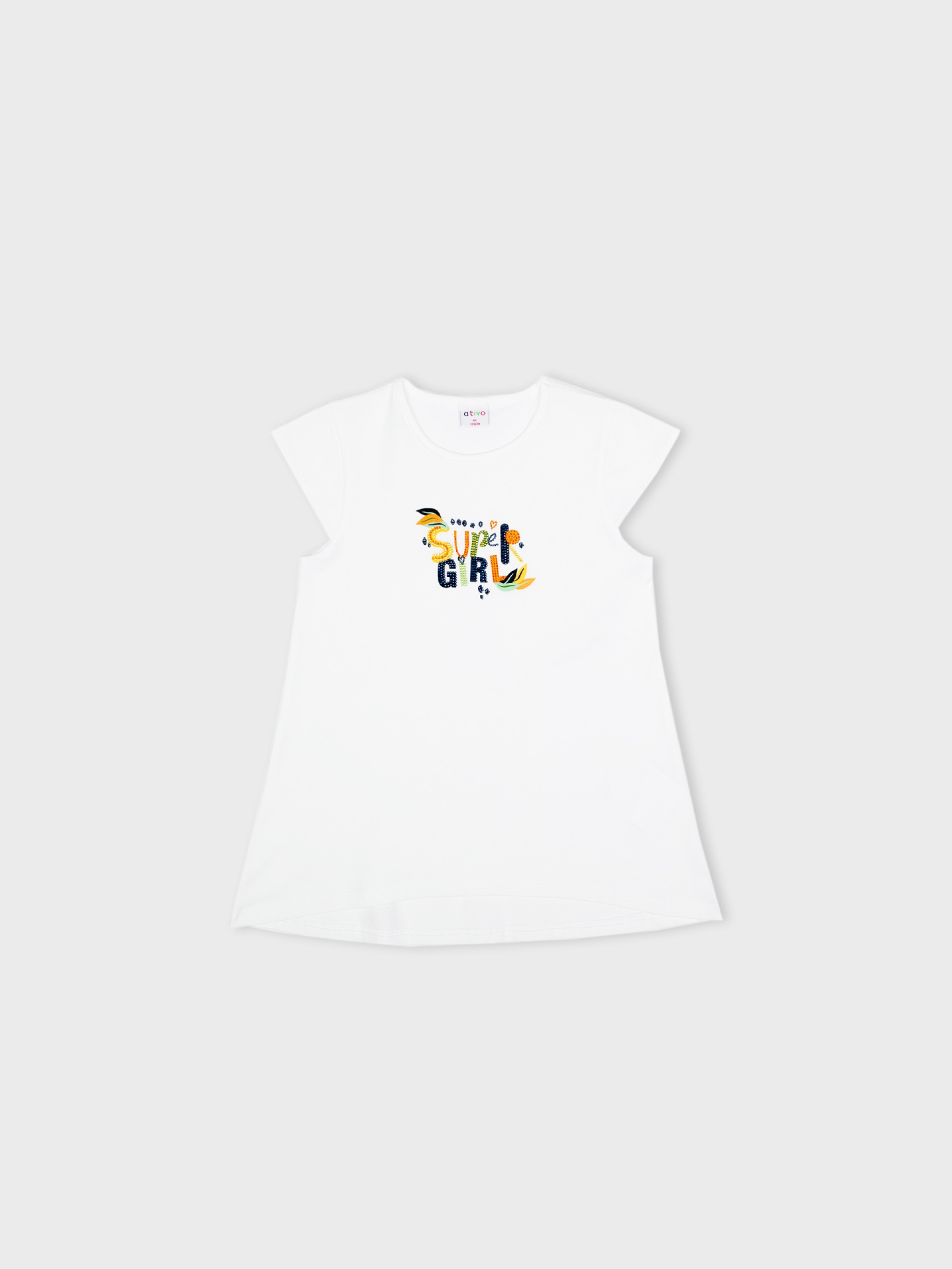 t-shirt manches courtes été sympa joli pas cher idée cadeau vêtement enfant fille boutique saint martin en haut
