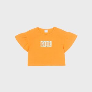Crop top orange « GIRL » – 13,99€