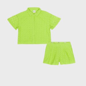 Ensemble top et short vert – 34,99€