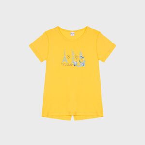 T-shirt jaune tour Eiffel – 11,99€