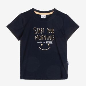 T-shirt marine « START YOUR MORNING » – 10,99€