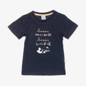 T-shirt marine « HAPPY » – 10,99€