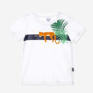 T-shirt blanc guépard – 10,99€