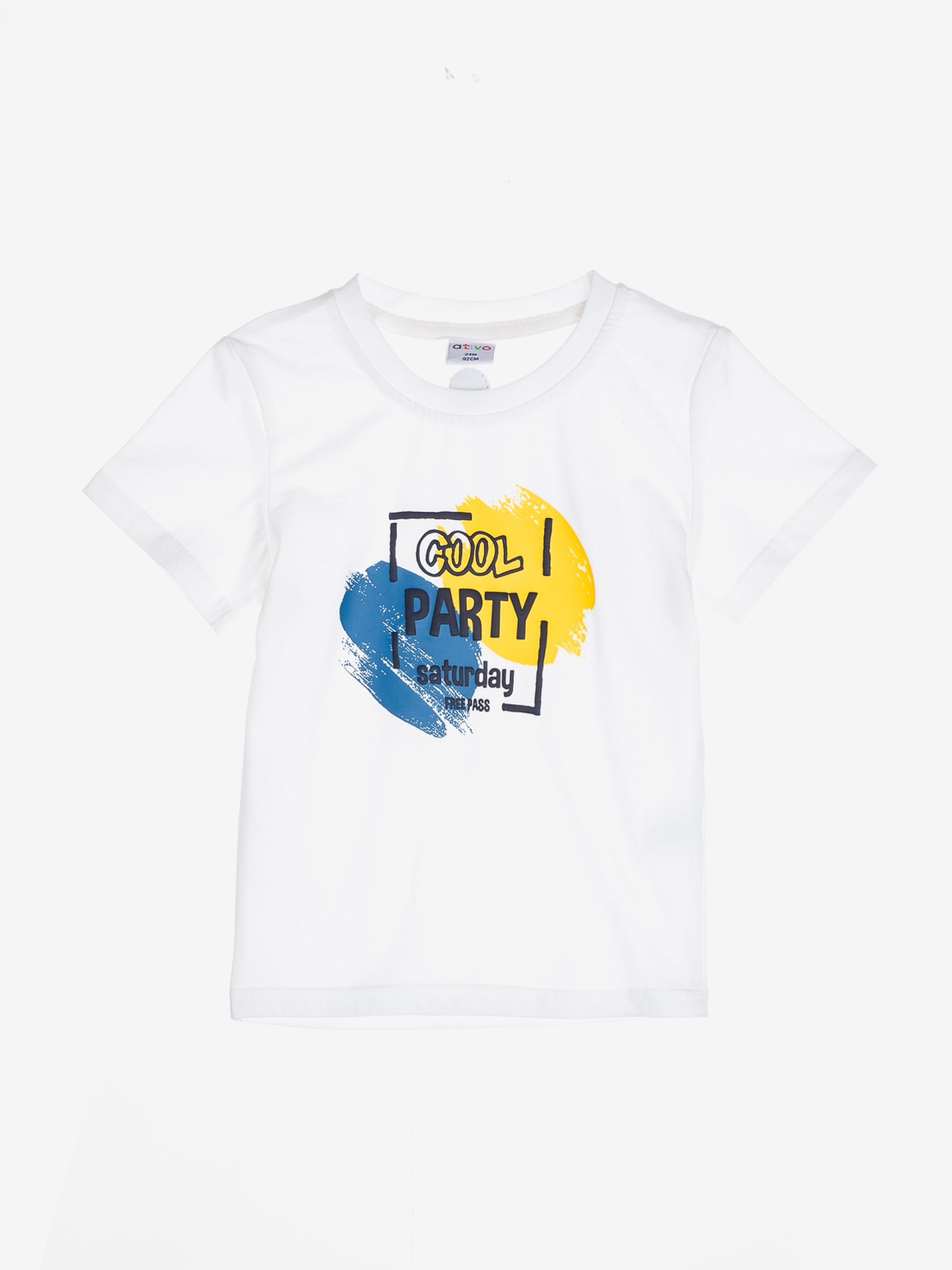 T-shirt blanc "COOL PARTY" - 10,99€