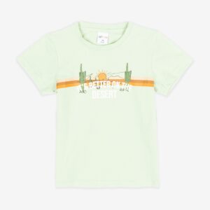 T-shirt vert d&rsquo;eau « DESERT » – 10,99€