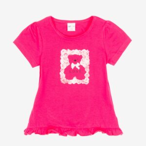 T-shirt fuchsia nounours « LOVE » – 11,99€