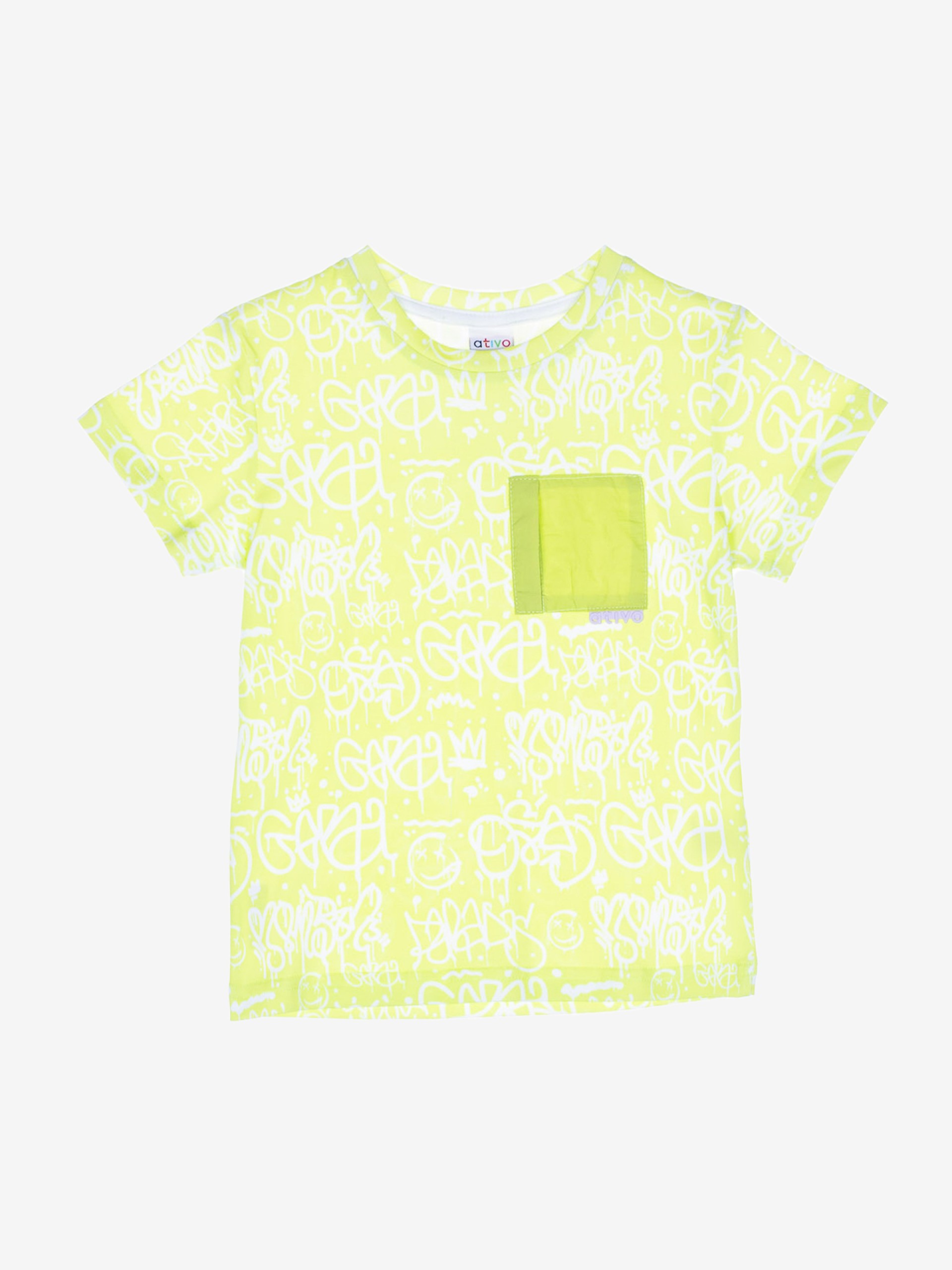 T-shirt vert pomme tags - 11,99€