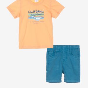Ensemble t-shirt orange « CALIFORNIA » – 24,99€