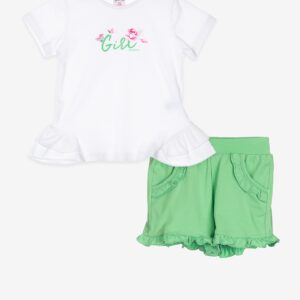 Ensemble t-shirt blanc « GIRL » – 24,99€