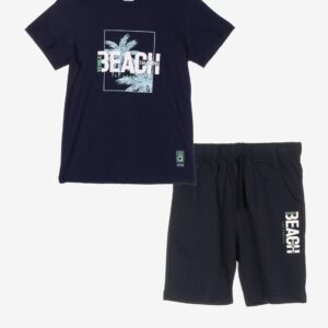 Ensemble t-shirt marine « BEACH » – 22,99€