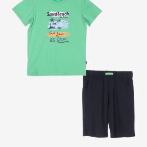Ensemble t-shirt vert &lsquo;SANDBEACH » – 19,99€
