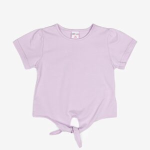 T-shirt noué violet – 8,99€