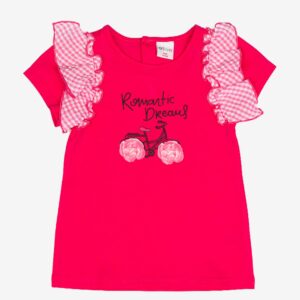 T-shirt fuchsia « ROMANTIC DREAMS » – 12,99€