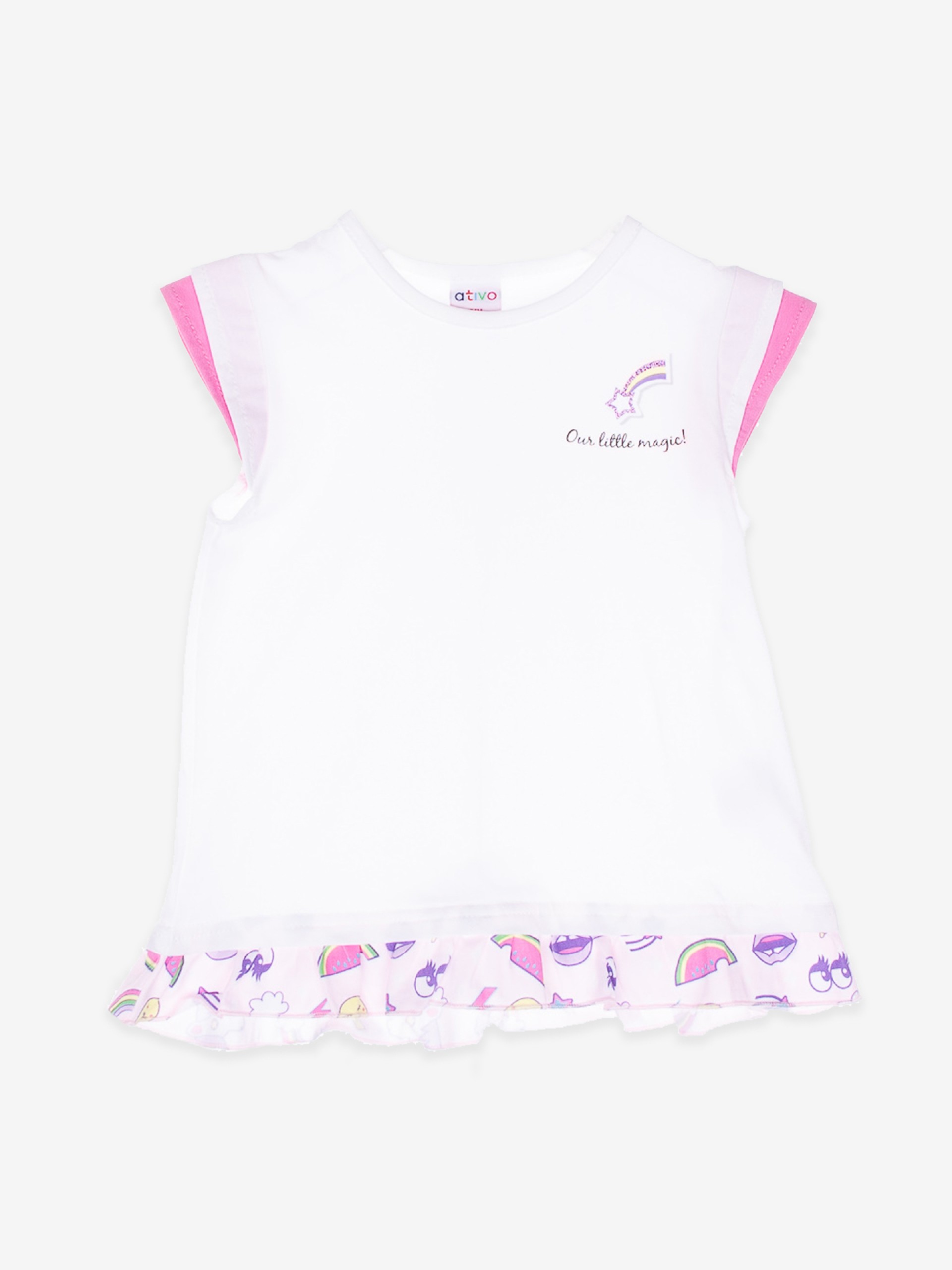 Tunique blanche étoile filante - 12,99€