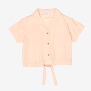 Chemise nouée saumon – 15,99€
