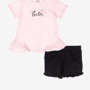 Ensemble t-shirt rose clair « GIRL » – 24,99€