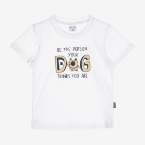 T-shirt blanc « DOG » – 10,99€